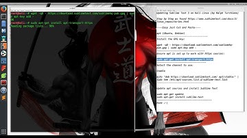 Updating Sublime Text 3 on Kali Linux
