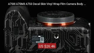 A7SIII A7SM3 A7S3 Decal Skin Vinyl Wrap Film Camera Body Prote... — Best Buy 2026 | Great Quality!