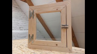 How to make a wooden window.