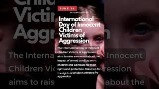 Advocating for Innocent Children on International Day of Innocent Children Victims of Aggression"