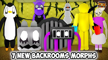 [UPDATE 34] How to get ALL 7 NEW BACKROOMS MORPHS in Backrooms Morphs | Roblox