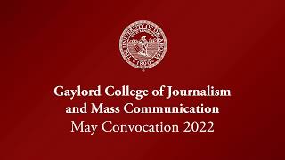 Gaylord College of Journalism and Mass Communications Convocation | University of Oklahoma