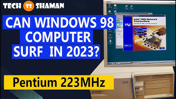 ⭐Can vintage Windows 98 computer surf in 2023?⭐  IBM 300XL, Intel Pentium 233MHz