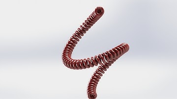 SOLIDWORKS 2016 : TELEPHONE CORD USING SWEEP COMMAND IN SOLIWORKS 2016