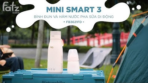 Bình đun và hâm nước pha sữa di động Mini Smart 3 | FATZBABY