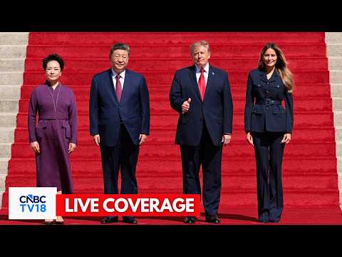 LIVE: President Trump & China's President Xi Jinping Tour the National Archives in Washington |N18G