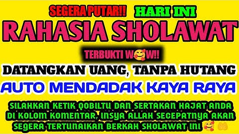 SHOLAWAT VIRAL MINGGU BERKAH ! 1 MENIT AMALKAN 🎧 UANG BERDATANGAN, MENDADAK KAYA RAYA, LUNAS HUTANG