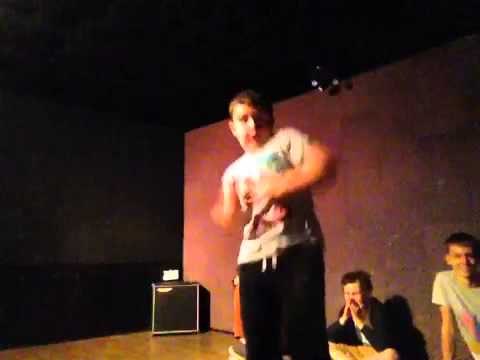 Matthew busting some moves stomp audition style!!