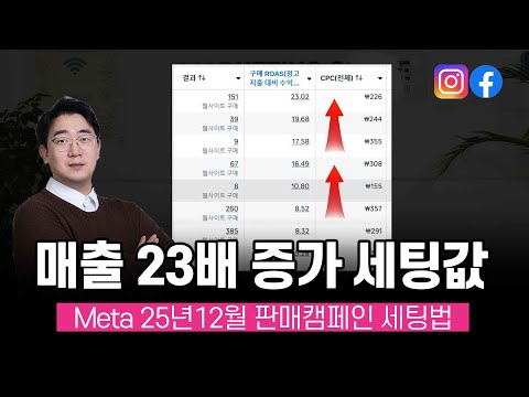 #메타광고 세팅법, 하는법. 25년 12월 버전