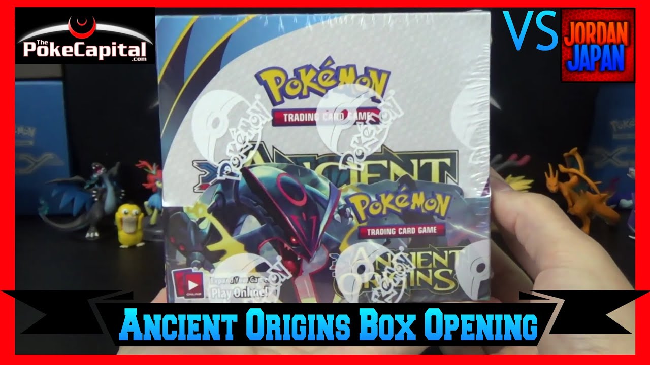 Pokemon Ancient Origins Box Opening Battle vs Jordan Japan