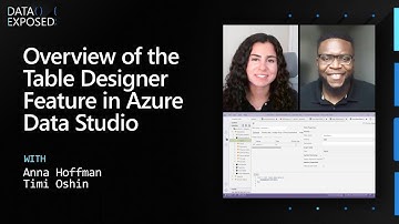 Overview of the Table Designer feature in Azure Data Studio | Data Exposed
