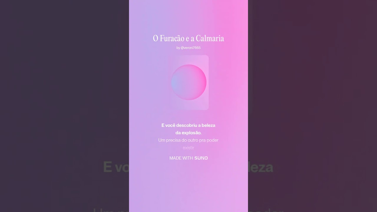 O Furacão e a Calmaria