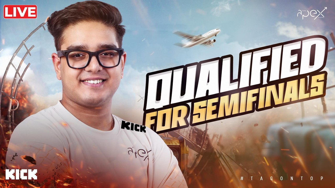 QUALIFIED FOR SEMI’S🖤🔝 | Ft. TEAM APEX GAMING | TAGHYDRO