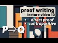 Proving conditional statements -- Proof Writing 10
