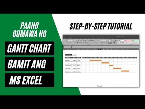 Video: Anong software ang ginagamit para gumawa ng Gantt chart?