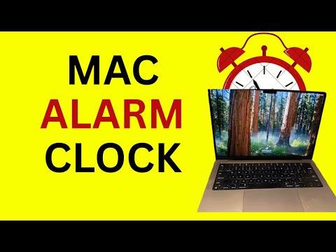 How to Set an Alarm on MacBook, MacBook Air, or Mac Pro | Alarm App Tutorial