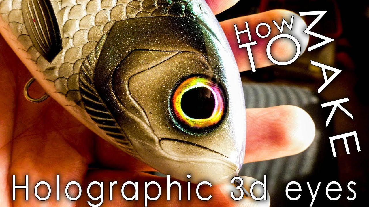 How To Make Holographic 3d Eyes For Fishing Lures Free Eyes Designs Youtube