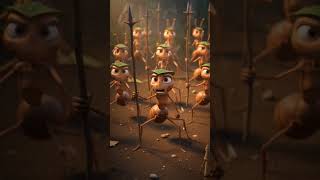 The Ant Army Is Preparing for War 😳🐜#antstory