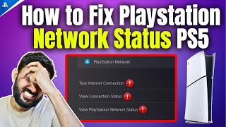 How to Fix Playstation Network Status PS5 ⚡#playstationnetwork