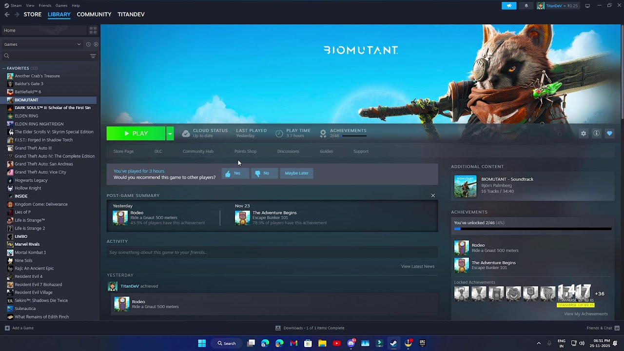 Reacting to My Sensai & Voting/Discussion steam awards !!