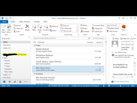 Increase Mail Space Outlook 2013