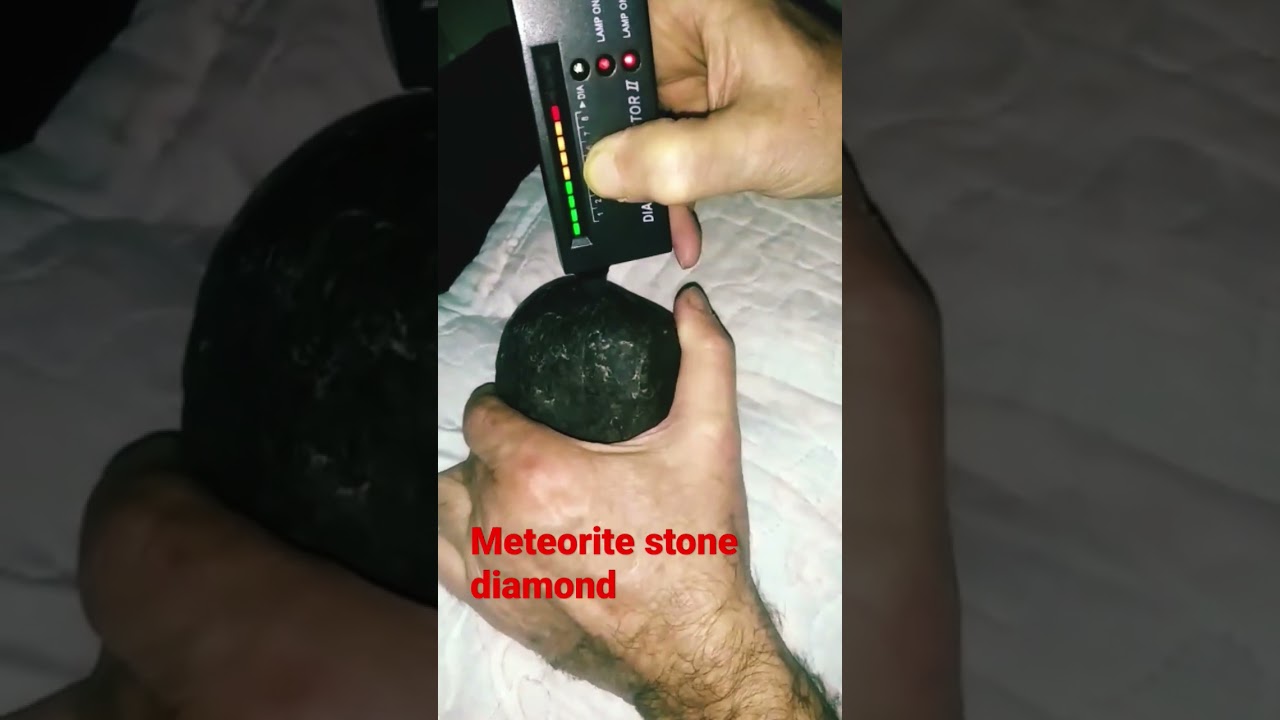 black diamond carbonado(meteorite stone)