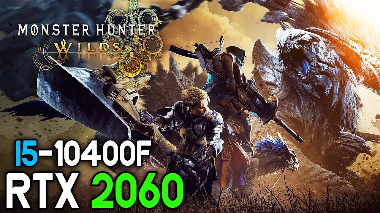 Monster Hunter Wilds RTX 2060 12G + i5 10400F Benchmark - 1080p