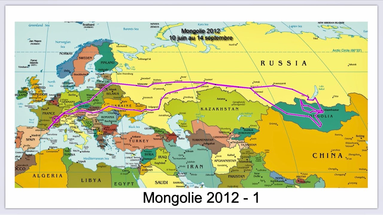 temps de voyage france mongolie