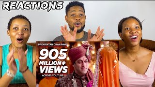 African Friends Reacts To 'PREM RATAN DHAN PAYO' Title Song (Full VIDEO) | Salman Khan, Sonam Kapoor