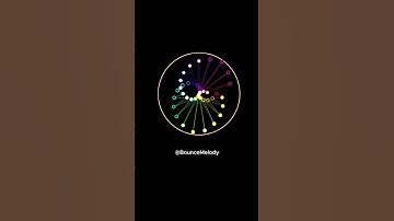 This pendulum wave is mesmerizing! #melody #simulation #coding #music #viral #satisfying