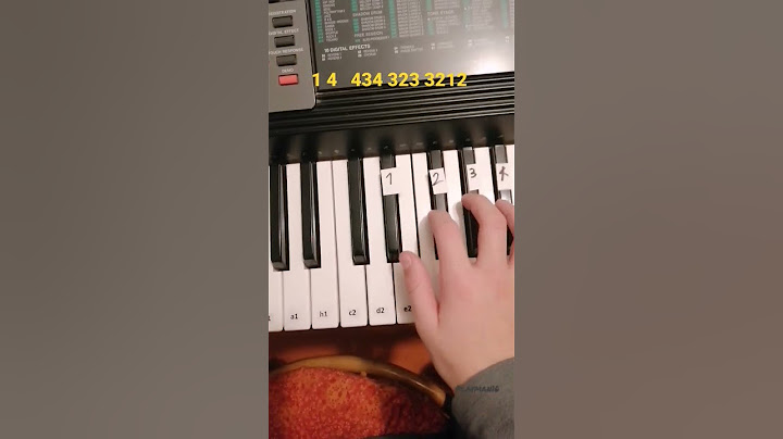 Učení na piano🎹 PART 1