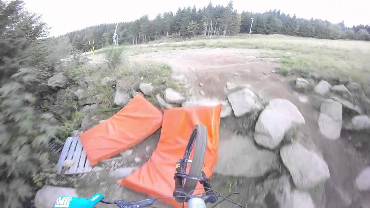 RAW - La Nuts with a fail | Bikepark Lac Blanc [ full run ] closing weekend 2015 trail ridge road
