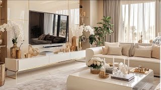 STYLING YOUR MODERN TV WALLS 2024| DECORATED TV STANDS IDEAS AND DESIGNS