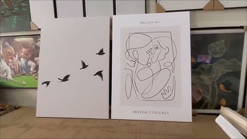 Finished Example of Minimalist Canvas Prints | 2 Piece Wall Art | mybudgetart.com.au