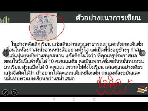 AES.แนวการตอบข้อสอบอัตนัย.O-net.ป.6