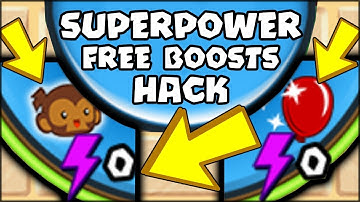 THE UNLIMITED, NO COOLDOWN BOOSTS HACK!! INSANE!! | Bloons TD Battles Hack/Mod (BTD Battles)
