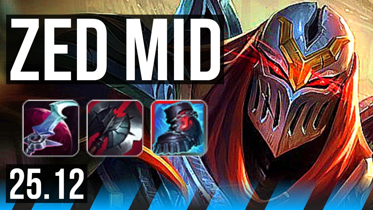 ZED vs YASUO (MID) | 11/2/8, Legendary | KR Master | 25.12