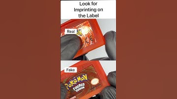 How to QUICKLY Spot a Fake Pokémon Game - GBA