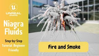 Unreal Engine 5.2 Niagara Fluids Tutorial Blast with Smoke