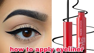 Eyeliner कैसे लगाये????huded eyes लाइनर कैसे लगाये//Liner Tutorial For Beginners #jayaslookbook