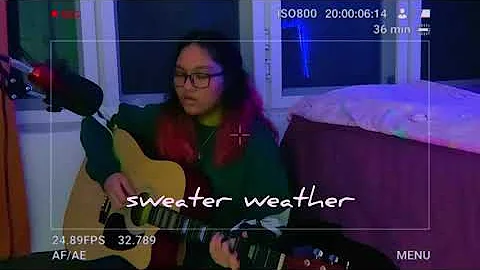 the neighborhood - sweater weather (guitar cover)