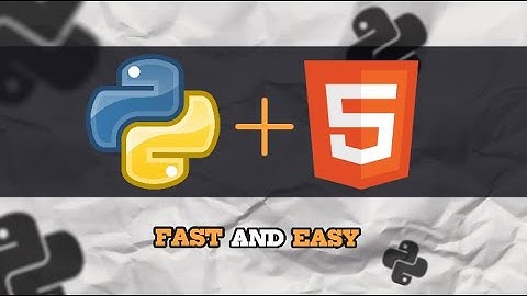How to Connect Python to HTML Easily | HTML with Python (2024)
