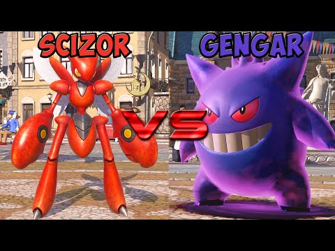 Pokken tournament DX - Scizor vs Gengar - YouTube
