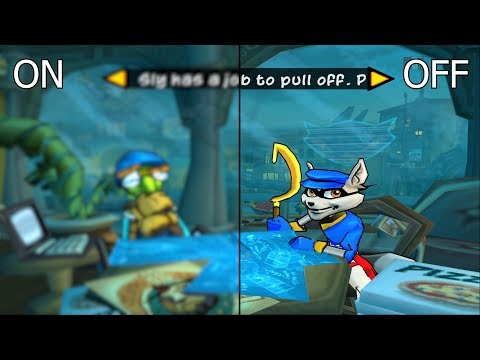 Sly Cooper Motion Blurring or Ghosting Probem