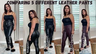 Comparing Leather Pants from 5 Different brands!