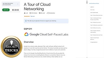 A Tour of Cloud Networking | #GSP1211 | #qwiklabs | #arcade | #solution