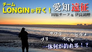 【サーフ】チームLONGINが行く!愛知県渥美半島遠征 in 田原サーフ&伊良湖岬 激戦区サーフをミノーとシンペンでブリ・サワラ・スズキ・ヒラメを狙ってきました!総集編