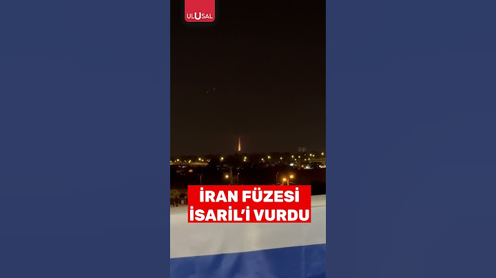 İran füzesinin İsrail'i vurduğu anlar görüntülendi #shorts #israil #iran