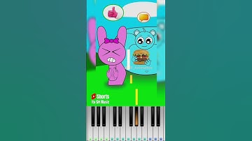Inflated Sky Sprunki This is a 3 Second Song @HF_Animation - Piano Tutorial