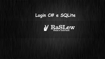 Login C# (SQLite)